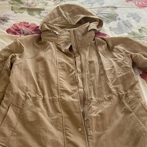 GAP Hooded Utility Jacket in Khaki